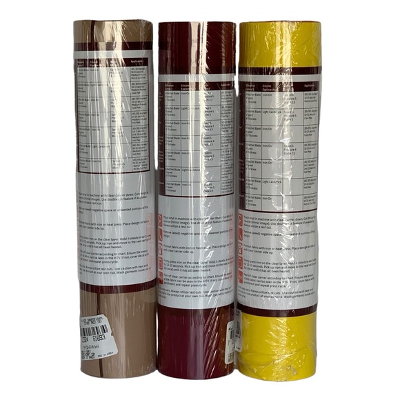 Firefly Heat Transfer Vinyl Rolls (3 rolls, 7 sheets, 7 colors) + Cricut + Siser - Picture 12 of 13